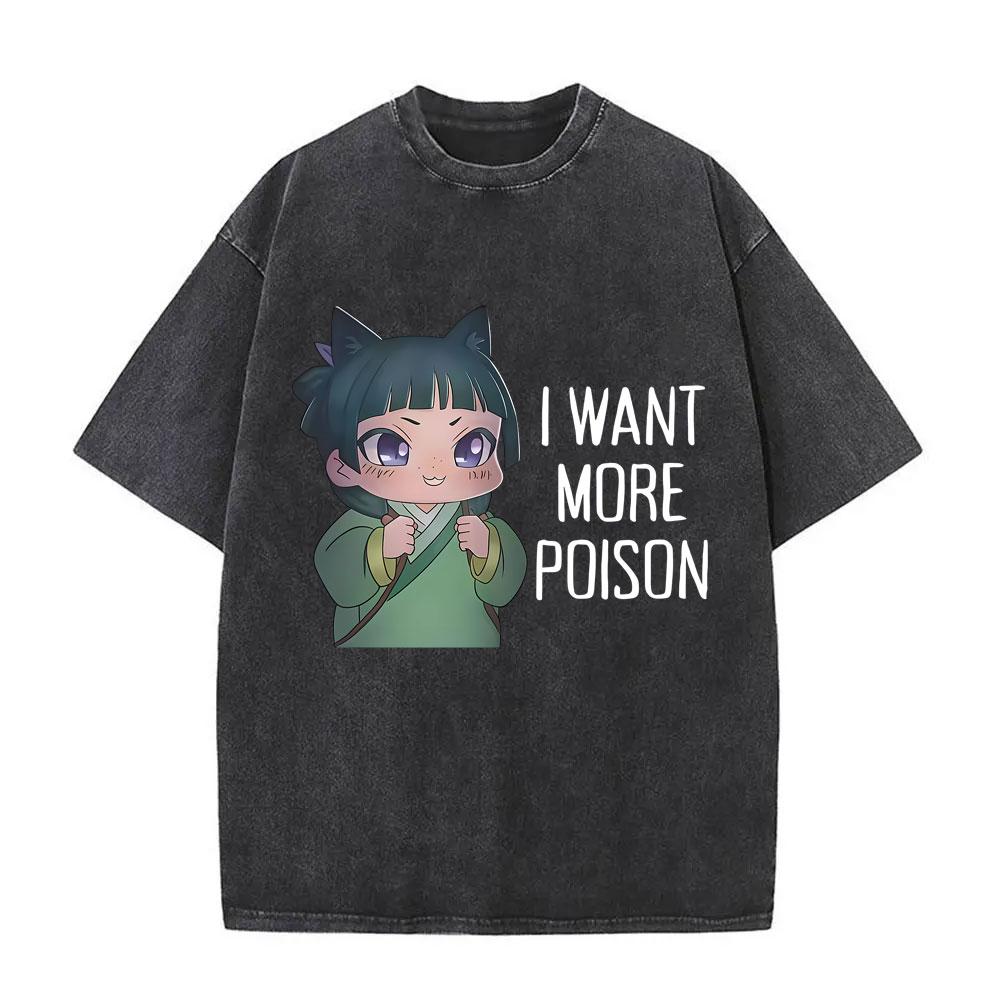 

Japanese Anime The Apothecary Diaries Maomao Washed Vintage Tshirt Men Women Casual Yk Aesthetic Tshirt Kawaii Funny Tshirts S