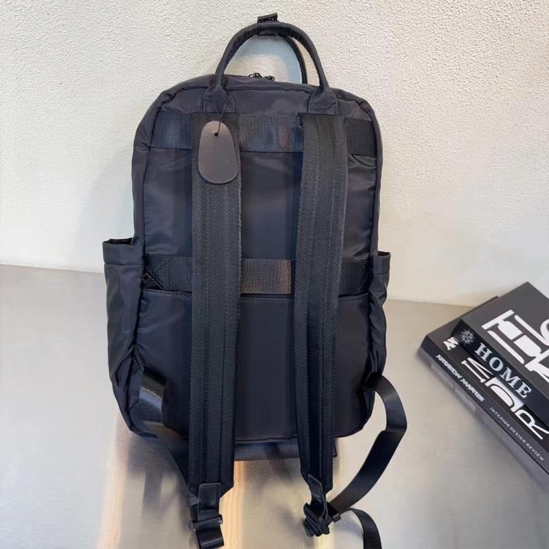 Stylish Nylon Multi-Pocket Laptop Backpack for Business and Commuting