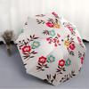 1pc Floral Pattern Automatic Open/Close Umbrella with One-Touch Button, Compact Folding Canopy, Sturdy 8-Rib Windproof Design 013
