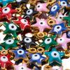 20pcs Stainless Steel Enamel Colorful Evil Eye Charm Star Pendant Connectors DIY Women Jewelry Making Necklaces Earring Supplies