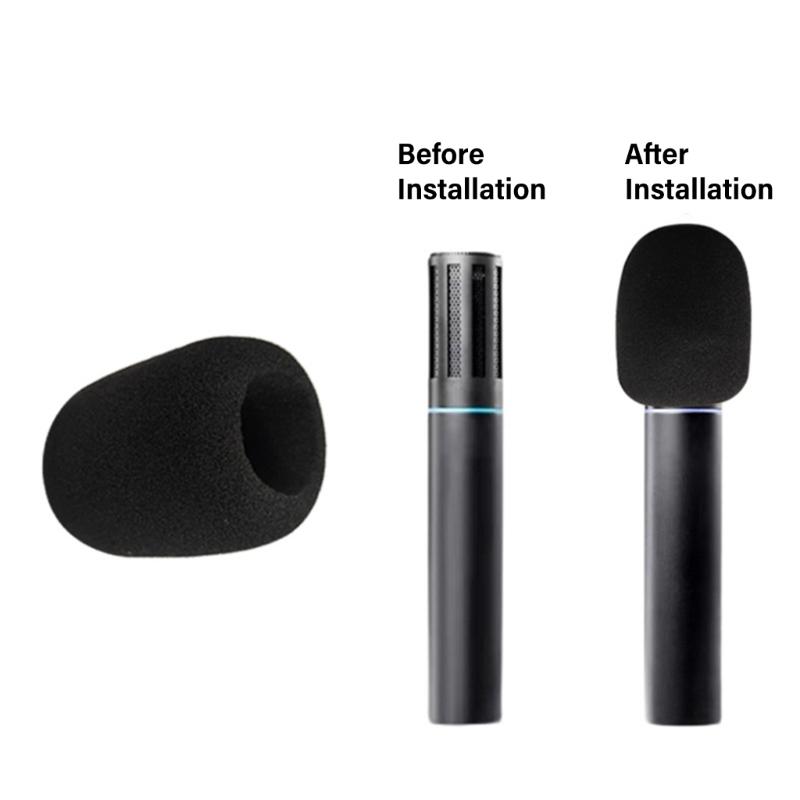 Microphone Foam Thicken Mic Cover Sponge Professional Studio Windscreen Protective Grills Shield Soft Microphone Cap