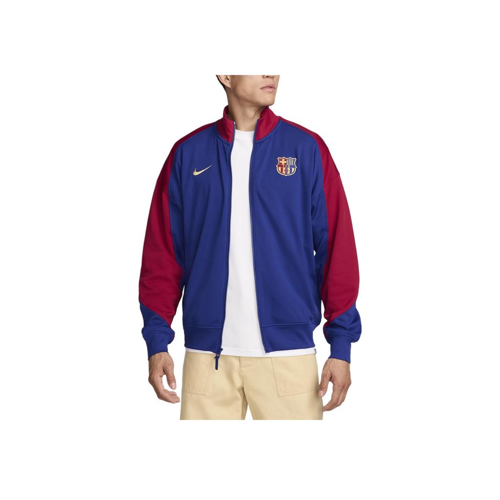 New Nike Fc Barcelona Academy Pro Home Men's Nike Dri FIT Soccer Anthem Jacket FN9625-455