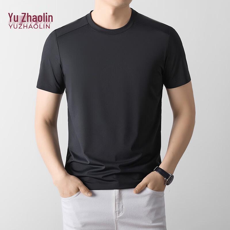YUZHAOLIN Men s 2026 Summer Round Neck Short Sleeve T-Shirt 4XL