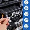 Ratchet Handle Chrome Vanadium Steel 2-in-1 Multi-Purpose Reversible Resilient Head Ratchet Wrench 1/4'' Drive Ratchet Handle