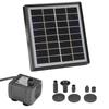 Solar Fountain Pump Energy Saving High Efficiency Black Solar Fountain for Garden Bird Bath Small Pond 2W
