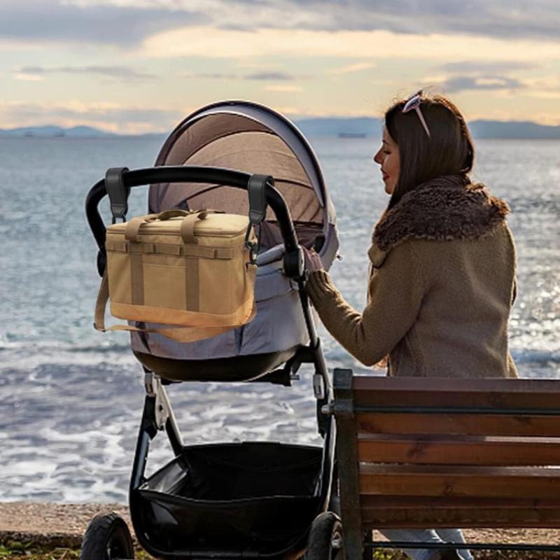 1/2Pcs Pu Leather Pram Hook Adjustable Baby Stroller Hook Cart Organizer Diaper Bag Hanger Children Boy Girl Travel Baby