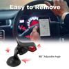 360 Drehbarer Auto Universal Handyhalter Auto Drehbarer Telefonhalter Navigationshalter Windschutzscheibenhalter mit Saugnapf