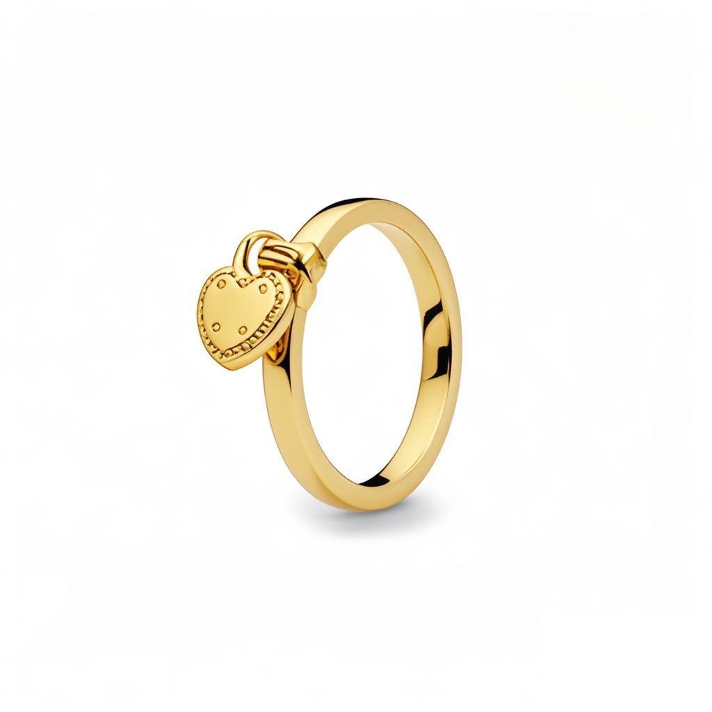 New copper Light Gold Plated Crown Love Bow Colored Diamond Ring Charm Compatible With for Party Daily Leisure Wear Do It Yourself Womens Boutique Je