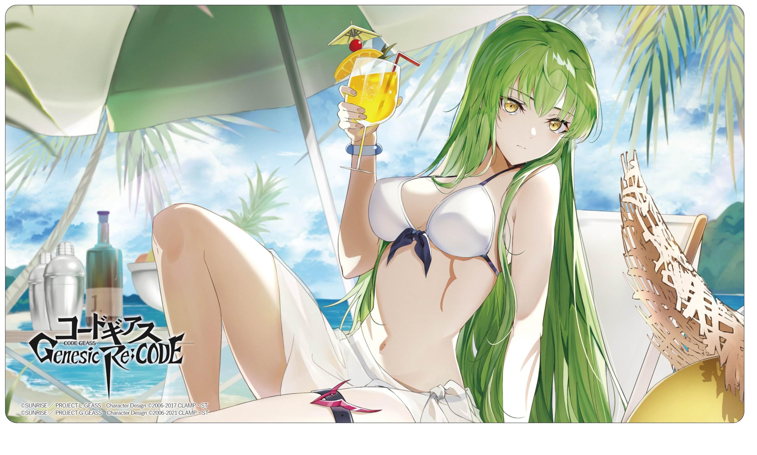 

Rubber Desk Mat Collection Code Geass Genesic Re;CODE [Swimsuit] C.C.