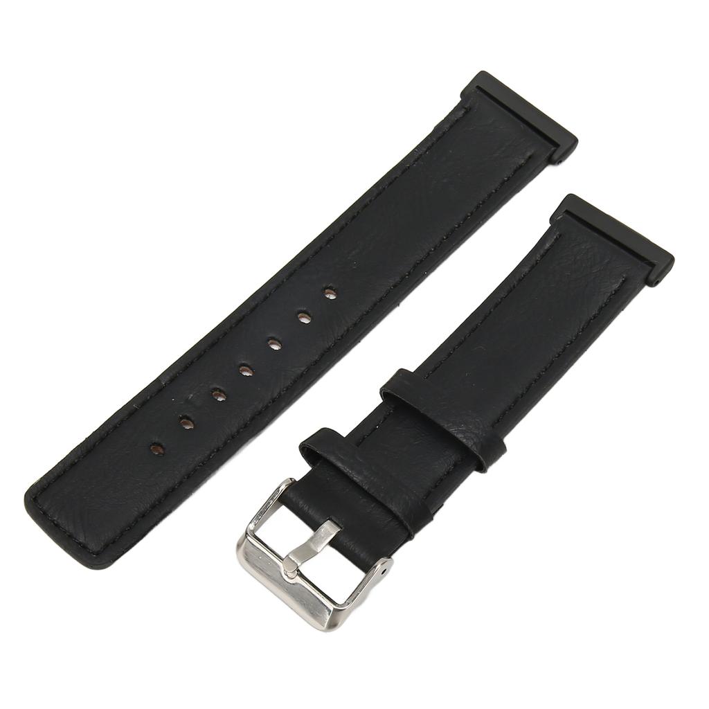 Leather Smartwatch Strap Comfortable Replacement Smartwatch Band Wristband for Watch FIT 2