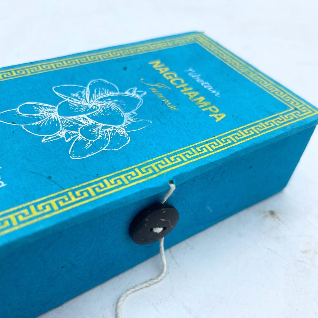 Nag Champa Incense Set, 30 Sticks With Holder