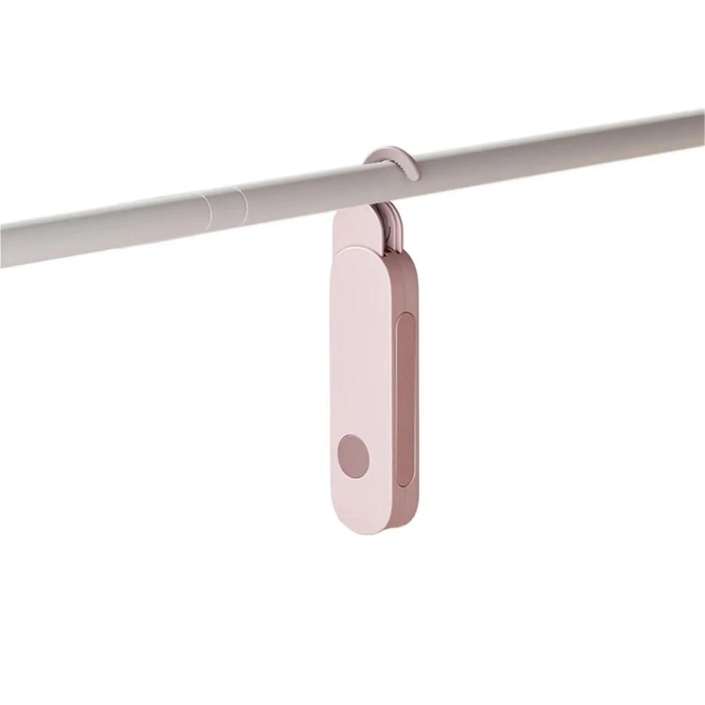 Foldableable Portable Clothes Drying Rack Travel Clothes Hanging Rack 7 Hole Multi-functional Storage Home Business Trip Hotel Clothes Hanger Tool
