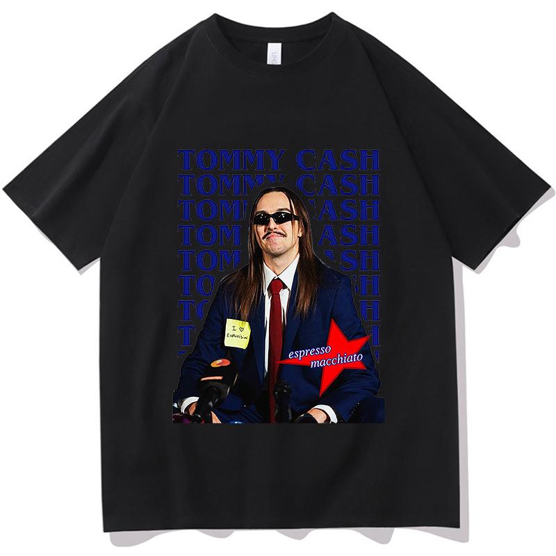 New In Eurovision 2025 Tommy Cash T Shirt Unisex Unisex Oversized Trend Short Sleeve Tshirt Unisex 100 Cotton Tops Streetwear Tops