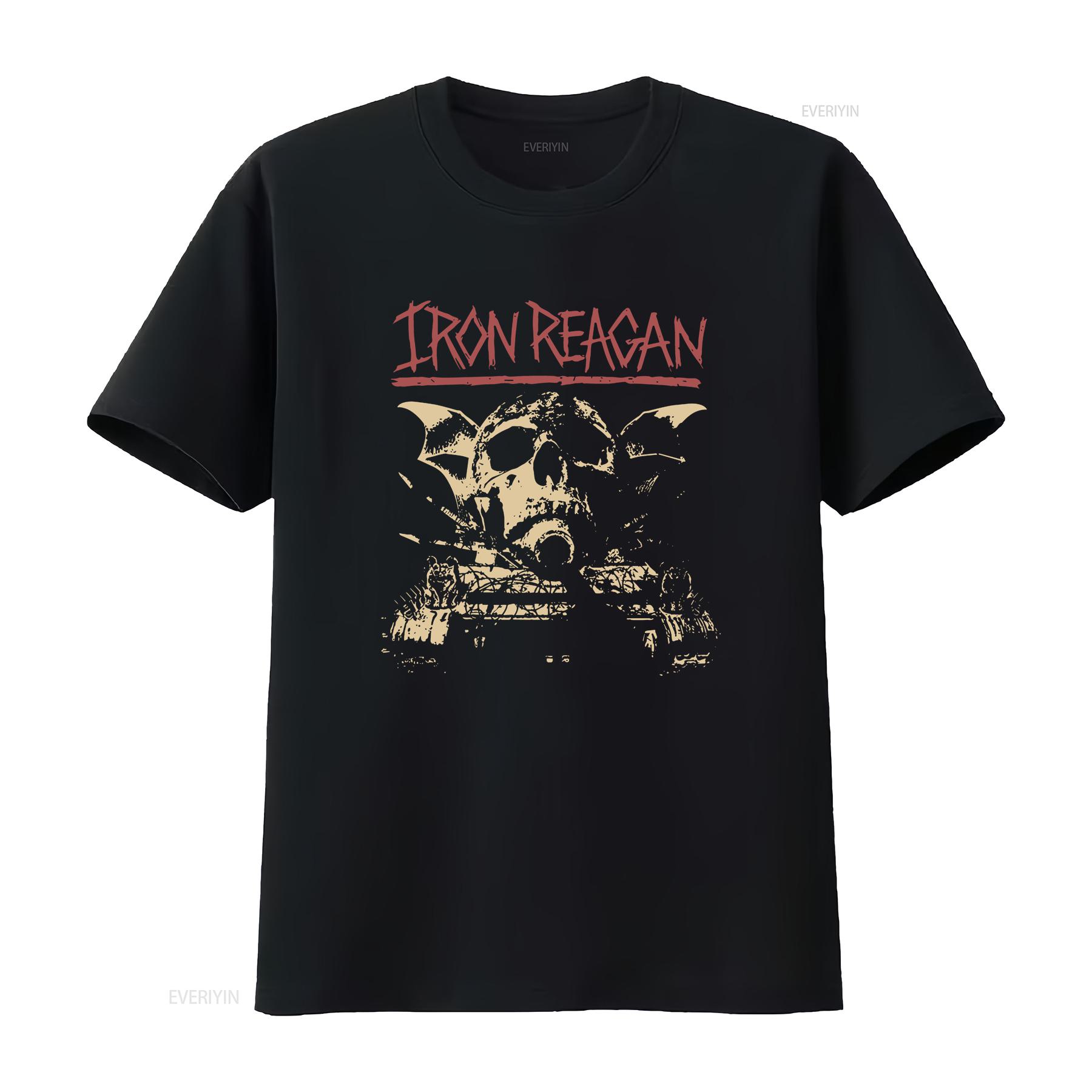 

Iron Reagan Warning T Shirt S M L XL 2XL 3XL vintage Washed streetwear Top For Everyday Wear fashion Stylish Casual Unisex 4XL