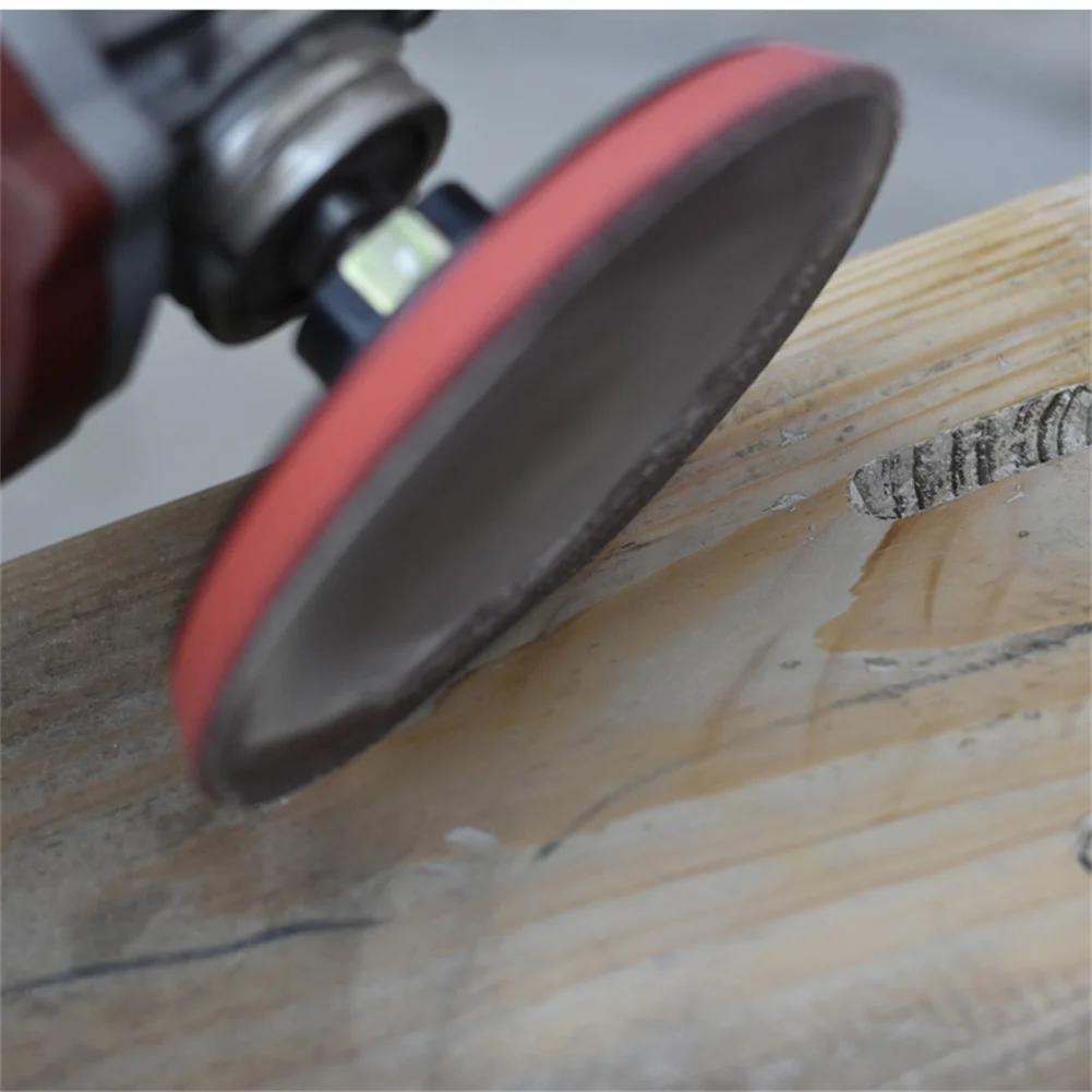 75mm/3" 100mm/4" 125mm/5" Hook And Loop Backing Pad Sanding Holder Disc Polishing Backer Plate Drill Rod For Polisher Grinding