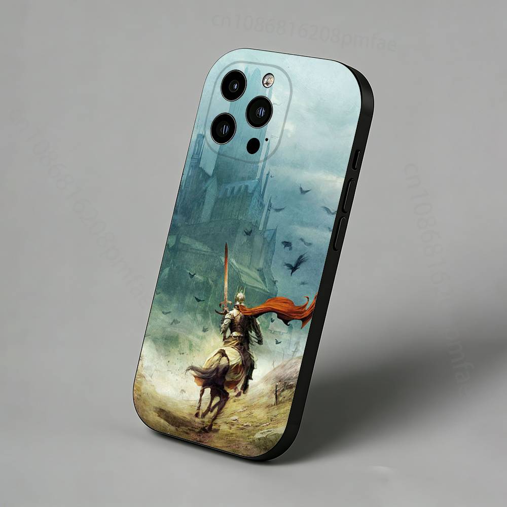 Knight and Horse Medieval style Phone Case For iPhone 17,16,15,14,13,12,11 Pro,Max,Plus,X,XS,XR,SE,Mini