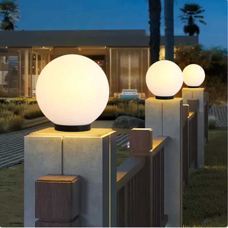 Lixun Outdoor Spherical Pillar Light