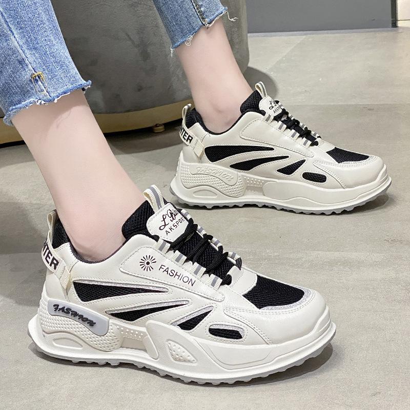 Dámské módní tenisky na platformě Pohodlná prodyšná běžecká obuv Outdoorová sportovní obuv pro volný čas