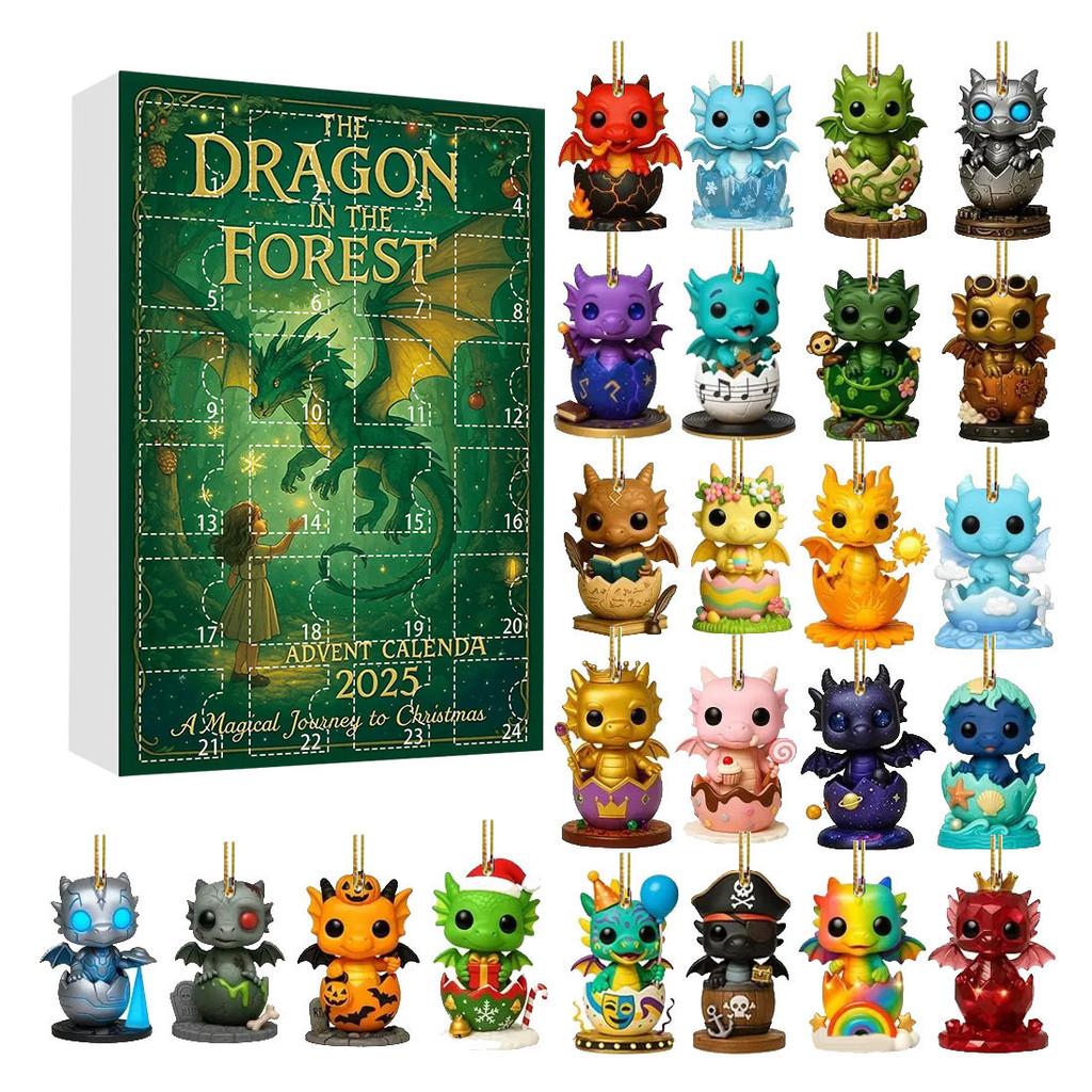 Dragon Christmas Tree Decorations With Acrylic Animal Ornaments For Festive Gifting