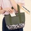 tone Lunch Tote Lunch Bag Neoprene Tote Bag Khaki Moss Green Mini Bag TC-25 (Olive)