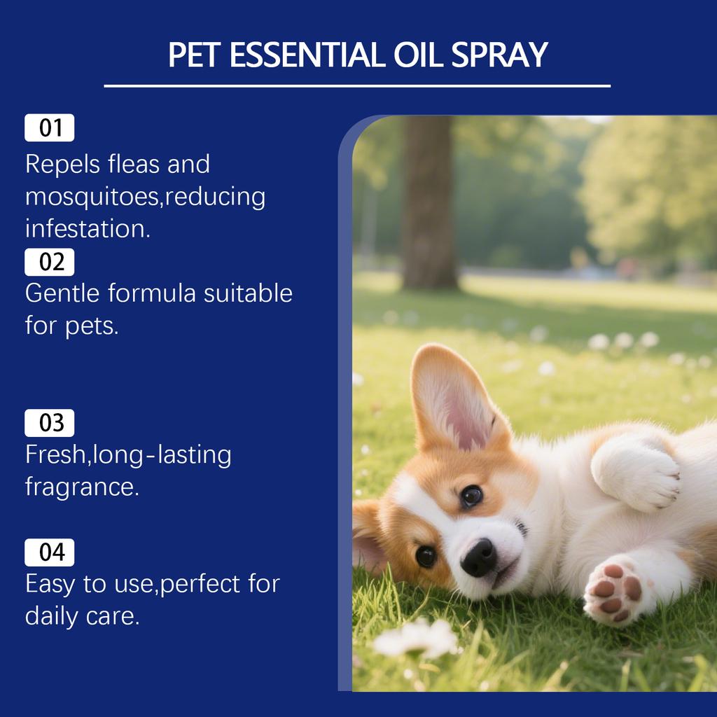 Herbal Flea And Serum Oil Spray And Fresh Herbal Scent Care Spray,237ml