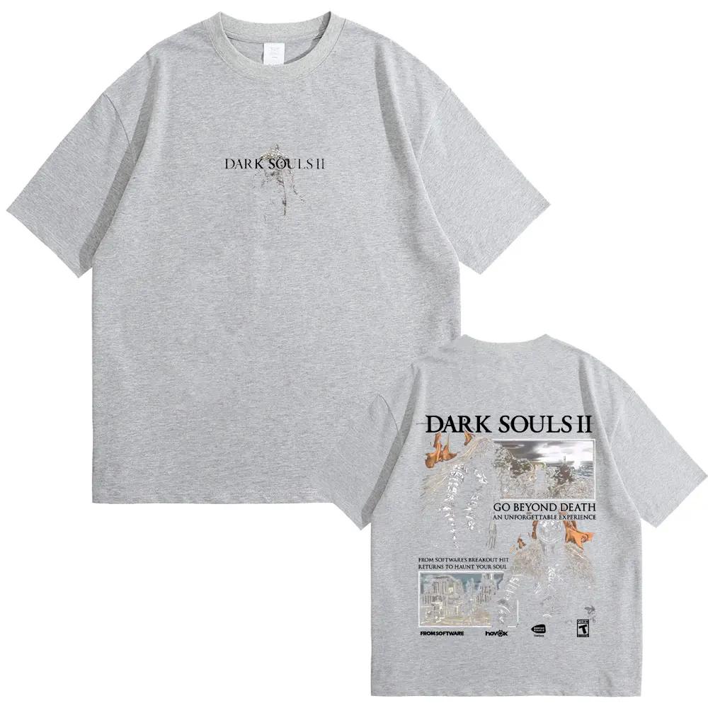 Game Dark Souls Merch T Shirts Unisex Women Vintage Gothic Rock Streetwear Unisex Fashion Punk Oversized Tshirt Unisex Cotton Tees