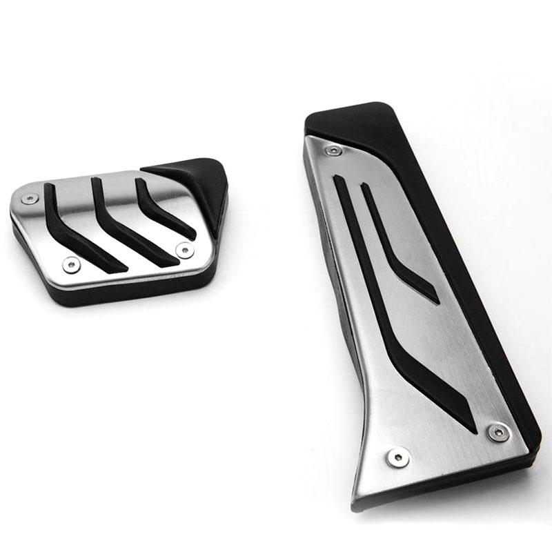 Accelerator Gas Brake Footrest Cover LHD Stainless Steel Car Pedal For BMW X5 X6 F15 F16 E70 E71 E72 2008 - 2018