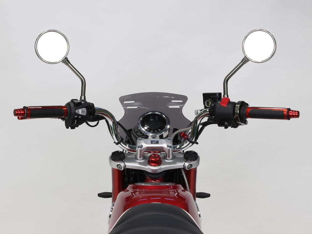 SHFIT UP Motorcycle Parts Handlebars Handlebars for Monkey 125 Chrome Plated 270061 Semi-Down (JB02/JB03)