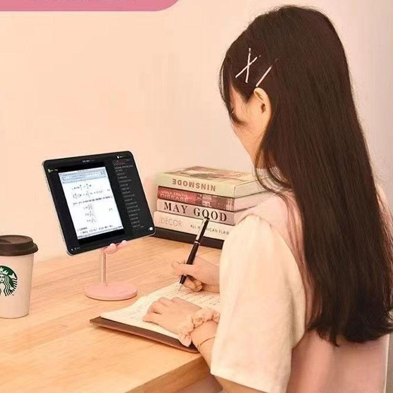 1PC Cartoon Little Rabbit Desktop Phone Stand Tablet Computer Stand Adjustable Telescopic Lift Student Lazy Person Stand