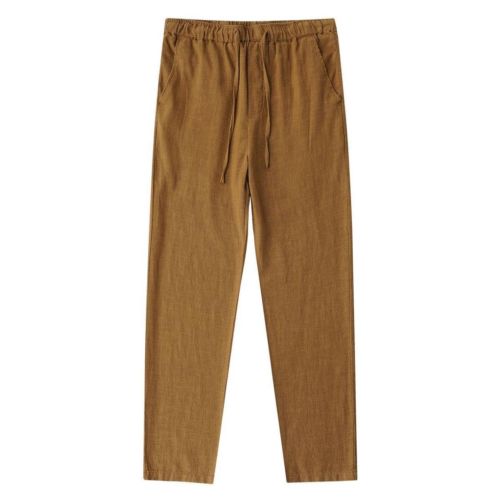 Casual Chino Pants Men Wide Leg Lightweight Baggy Cotton Sweatpants Walking Jogger Trousers Work