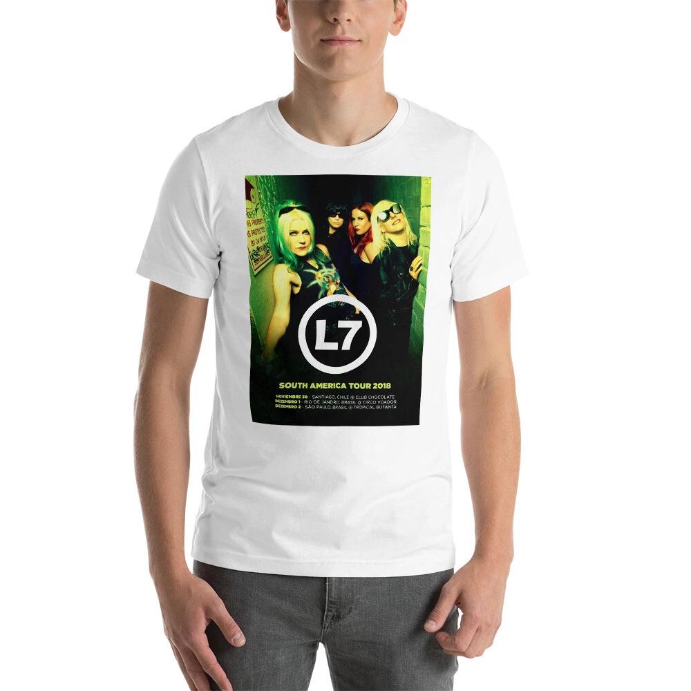 

L7 T-Shirt Grunge Punk Rock Unisex Heavy Cotton Tee Shirt L