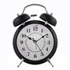 4" Silent Metal Alarm Clock with Light & Customizable Logo for Kids/Students