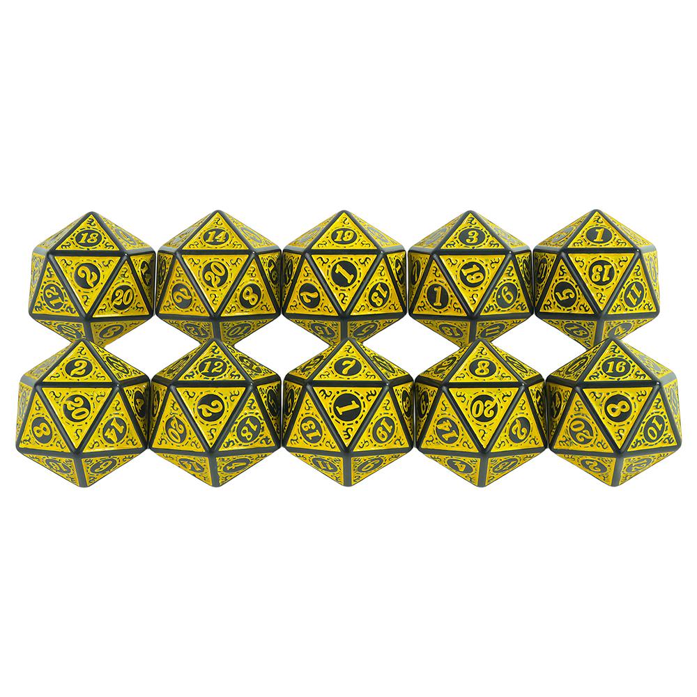 DND D20 Dice 10pcs Polyhedral Dice for Table Board Roll Playing Games