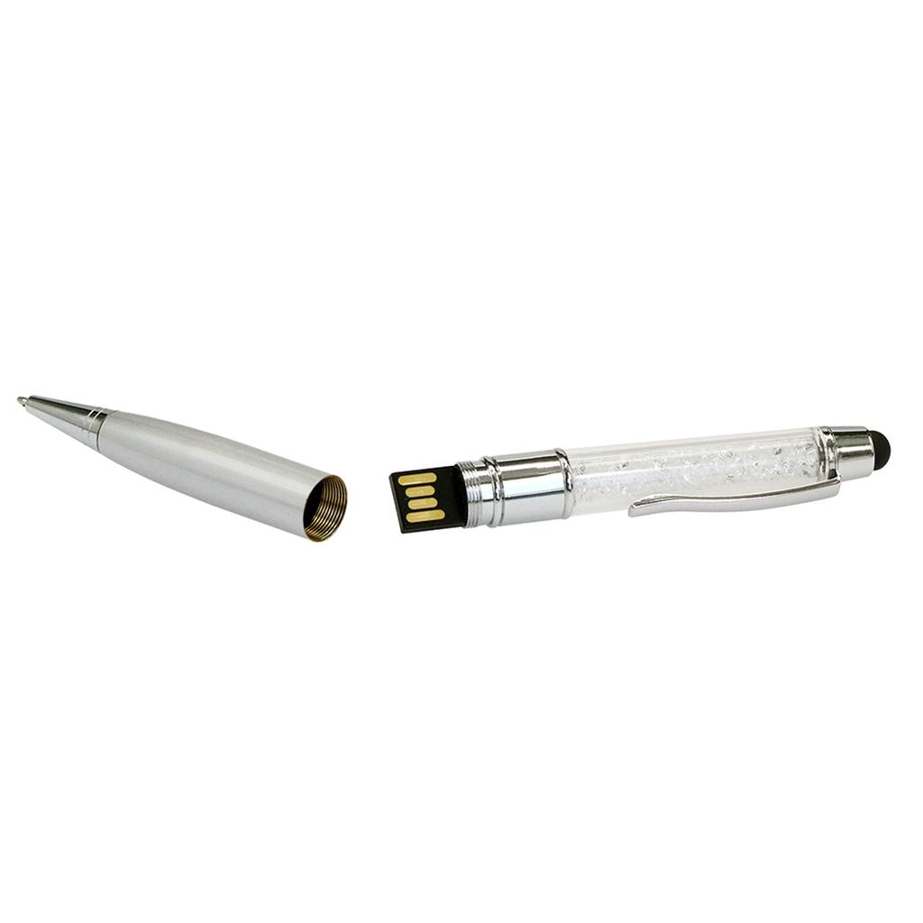 Crystal Diamond Ballpoint Pen USB Flash Drive 128GB USB 2.0 Pendrive 64GB USB Flash Memory 8G 16GB 32GB 256G USB Stick Pen Drive