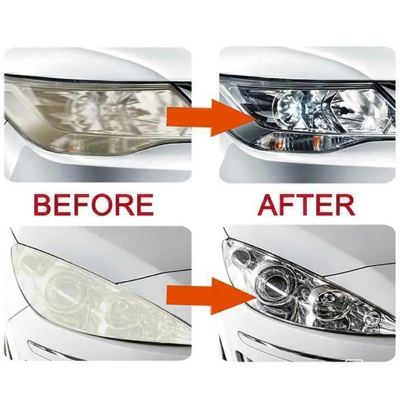Headlight Polishing Kit Headlight Cleaner And Restorer Car Headlight Glass Scratch Renovation Tool Includes Masking Tape Light