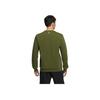 Adidas Neo Classic Three-Stripe Logo Patch Pocket Long-Sleeve Sports Sweatshirt Men Tops Olive-Green HM2018