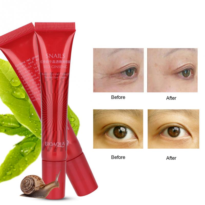 bioaqua snail red ginseng eye cream