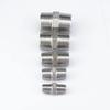 1/8" 1/4" 3/8" 1/2" 3/4" 1" 1-1/2" 2" BSP Macho Aço Inoxidável 304 Hexagonal Bico Conector de Tubo Acoplador 143 PS