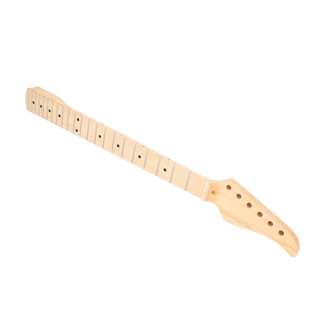 Guitar Neck Maple 22 Fret with Position Markers for ST Electric Guitar Replacement Bolted Type