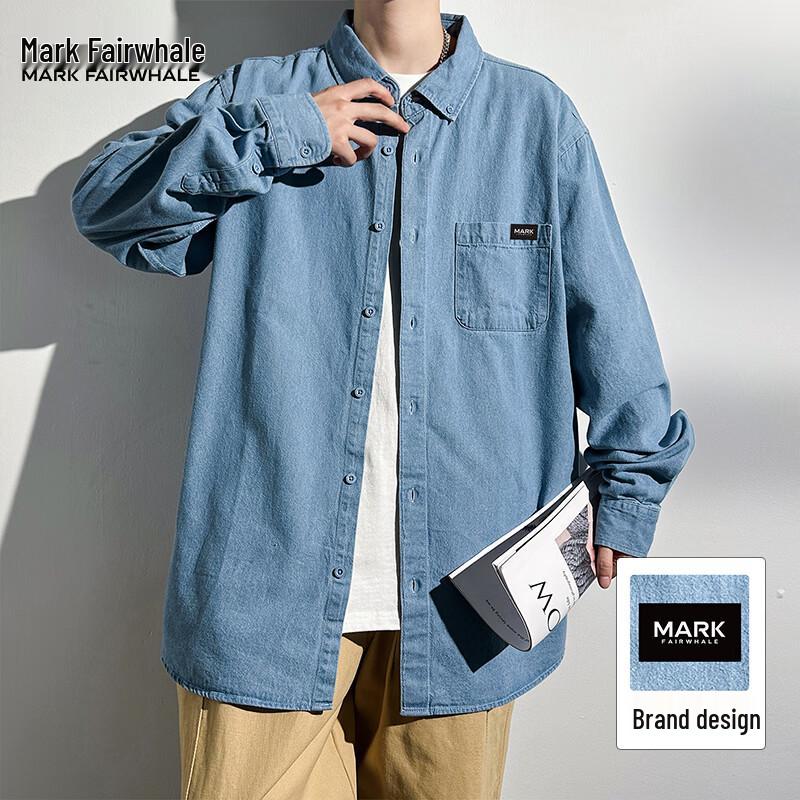 Mark Fairwhale Men s Casual Linen Blend Long Sleeve Shirt XL