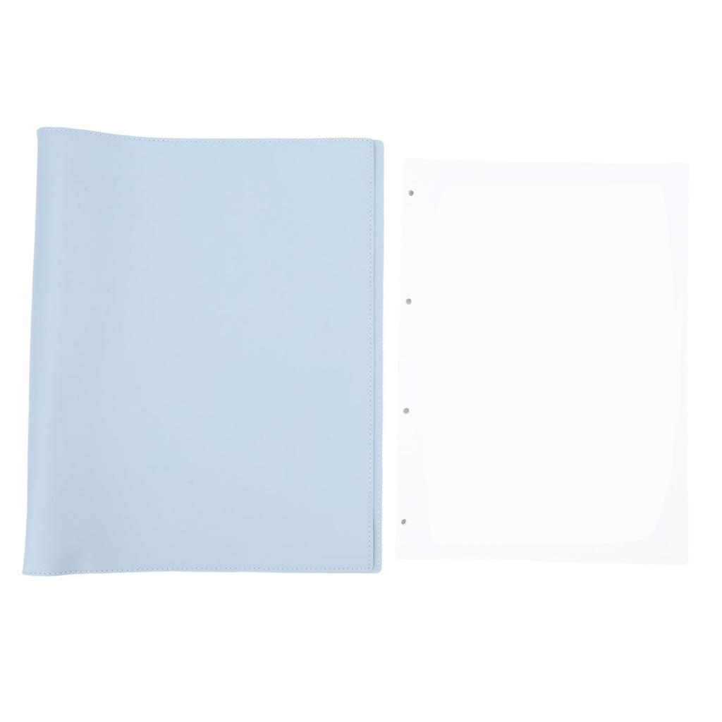 A4 Binder Notebook Waterproofing PU Leather Refillable Binder Planner for Mind Mapping Study Working School