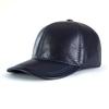 Leder-Baseballkappen für Männer und Frauen Mode Herbst und Winter Erste Schicht Rindsleder Schlangenmuster Kappe für junge Hipster Sonnenschutz Haining neu