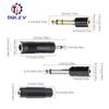 6.35mm Female Plug to 3.5mm Male 2Pole 3 Pole Connector Headphone Amplifier Audio Adapter Microphone AUX 6.3 3.5 mm Converter