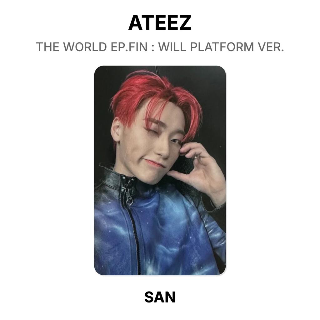 ATEEZ THE WORLD EP.FIN : WILL PLATFORM VER. Official Photocard