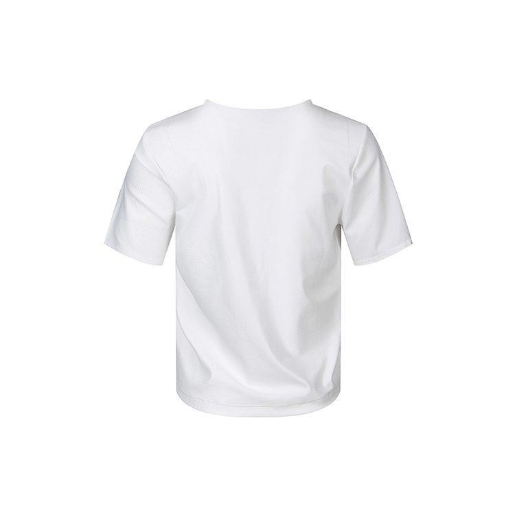 Nike T Shirts Women's White Crew Neck Moderate Straight Fit CU3059-100