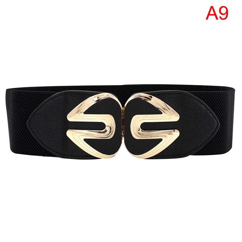 Women Wide Waist Stretch Cinch Girls Waistband Waist Seal Wide Belts