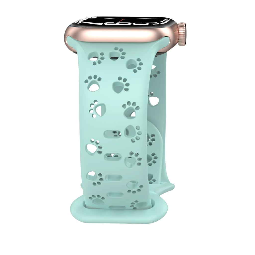 Classic Dog Paw Silicone Strap For Apple Watch Band 44mm 40mm Correa 38 42mm bracelet iwatch Series ultra 8 7 SE 6 5 4 3 49mm 45 mm 41mm