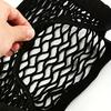 1pc Black Elastic Car for Seat Back Storage Bag, Mesh Net Organizer, Trunk and for Seat Tidy Cargo Holder, Vehicle Interior Accessories