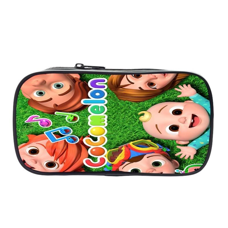 Cocomelon Pencil Box Large Capacity Storage Bag Ideal For Students And Kids