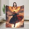 Doctor Strange Decke Flugzeugreise Flanell Überwurfdecke für Sofa Bett Warm Weich Maßgeschneiderte Qualität Tagesdecke Geburtstagsgeschenk